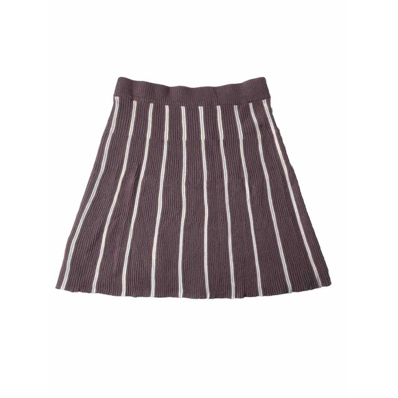 Shein Milano Knit Skirt Large Striped - Picture 2 of 14